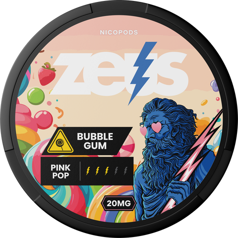 Zeus Bubblegum Nicotine Pouches (5 Pack) - 10mg