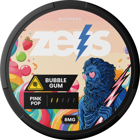 Zeus Bubblegum Nicotine Pouches (5 Pack) - 4mg