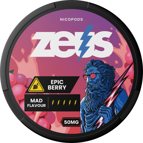 Zeus Epic Berry Nicotine Pouches (5 Pack) - 25mg