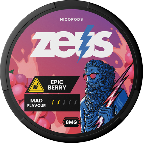 Zeus Epic Berry Nicotine Pouches (5 Pack) -