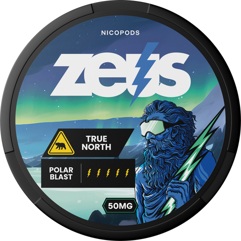 Zeus True North Nicotine Pouches (5 Pack) - 25mg