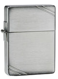 Zippo Lighter - 1935 Replica w/ Slashes Brushed Chrome - Lighter USA