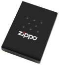 Zippo Lighter - 1941 Replica w/ Zippo logo on Black Ice - Lighter USA