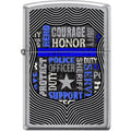 Zippo Lighter - Badge Street Chrome - Lighter USA