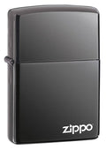 Zippo Lighter - Black Ice Zippo Logo - Lighter USA