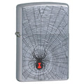 Zippo Lighter - Black Widow Street Chrome - Lighter USA