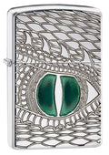 Zippo Lighter - Dragon Eye High Polish Armor - Lighter USA