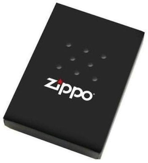 Zippo Lighter - Flag Case Logo Solid Brass - Lighter USA