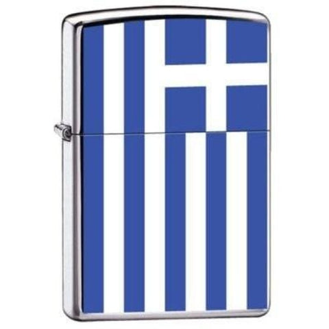 Zippo Lighter - Flag of Greece - Lighter USA