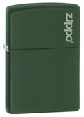 Zippo Lighter - Green Matte with Zippo Logo - Lighter USA