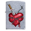 Zippo Lighter - Knife in Heart - Lighter USA