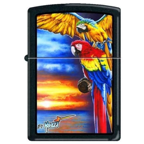 Zippo Lighter - Mazzi Parrots - Lighter USA