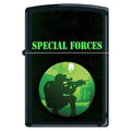 Zippo Lighter - Special Forces Black Matte - Lighter USA