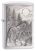 Zippo Lighter - Timberwolves Emblem Brushed 20855 - Lighter USA