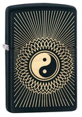 Zippo Lighter - Yin And Yang Black Matte - Lighter USA